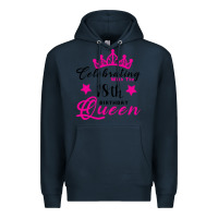 Navy Celebrating With the 18th Birthday Queen Premium Hoodie - Bettercallsaul