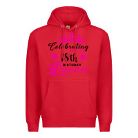 Red Celebrating With the 18th Birthday Queen Premium Hoodie - Bettercallsaul