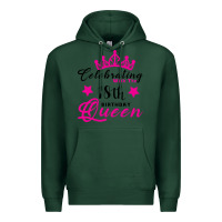 Sports Green Celebrating With the 18th Birthday Queen Premium Hoodie - Bettercallsaul