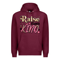 Burgundy raise them kind Premium Hoodie - JahusDesignShop