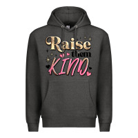 Charcoal Heather raise them kind Premium Hoodie - JahusDesignShop