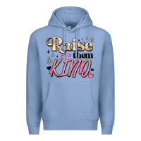 Colony Blue raise them kind Premium Hoodie - JahusDesignShop