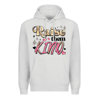 Dove Grey raise them kind Premium Hoodie - JahusDesignShop