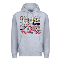 Heather Grey raise them kind Premium Hoodie - JahusDesignShop