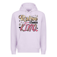 Lilac raise them kind Premium Hoodie - JahusDesignShop