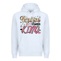 White raise them kind Premium Hoodie - JahusDesignShop