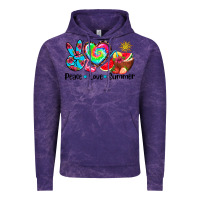 Cloud Purple peace love  summer Vintage Hoodie - AdoDesignShop
