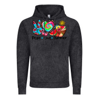Vintage Black peace love  summer Vintage Hoodie - AdoDesignShop