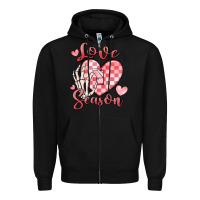 Black love season Zipper Hoodie - MaliasSmallBusiness