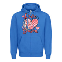 True Royal love season Zipper Hoodie - MaliasSmallBusiness