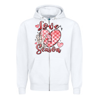 White love season Zipper Hoodie - MaliasSmallBusiness