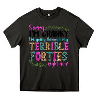 Asphalt sorry im cranky im going through my terrible forti Heavy Core Tee - texasbilliewilder