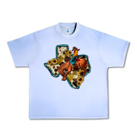 Grape Ice rodeo sunflower texas map Urban Heavy Tee - JahusDesignShop