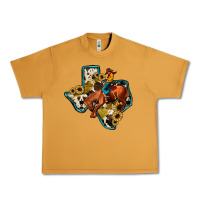 Peanut Butter rodeo sunflower texas map Urban Heavy Tee - JahusDesignShop