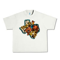 Pistachio rodeo sunflower texas map Urban Heavy Tee - JahusDesignShop