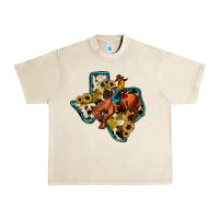 Sandshell rodeo sunflower texas map Urban Heavy Tee - JahusDesignShop