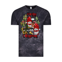 Cloud Black farm truck,merry christmas gnome Vintage Tee - JahusDesignShop