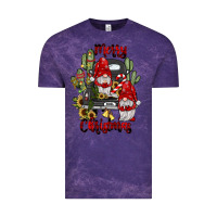 Cloud Purple farm truck,merry christmas gnome Vintage Tee - JahusDesignShop
