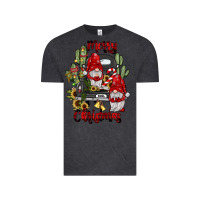Vintage Black farm truck,merry christmas gnome Vintage Tee - JahusDesignShop