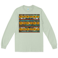 Matcha sunflowers leopard cowhide turquoise Long Sleeve Tee - BarkalooDesign