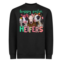 Black happy easter heifers Heavyweight Sweatshirt - Jasminsmagicworld