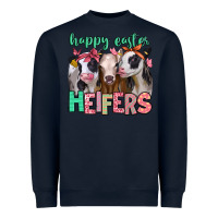 Navy happy easter heifers Heavyweight Sweatshirt - Jasminsmagicworld