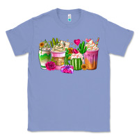 Colony Blue Stuck On You Cup Classic Tee - CowhideDigitalArt