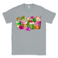 Heather Grey Stuck On You Cup Classic Tee - CowhideDigitalArt