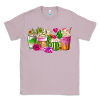 Lilac Stuck On You Cup Classic Tee - CowhideDigitalArt