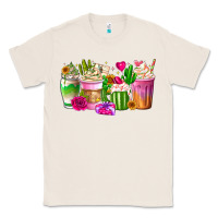 Natural Stuck On You Cup Classic Tee - CowhideDigitalArt