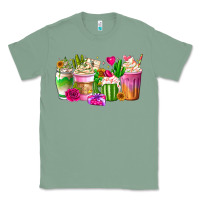 Sage Stuck On You Cup Classic Tee - CowhideDigitalArt
