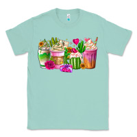Seafoam Stuck On You Cup Classic Tee - CowhideDigitalArt