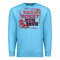 Ocean Blue mama mommy mom bruh Premium Sweatshirt - Artiststas