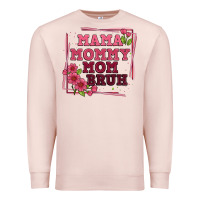 Pale Pink mama mommy mom bruh Premium Sweatshirt - Artiststas
