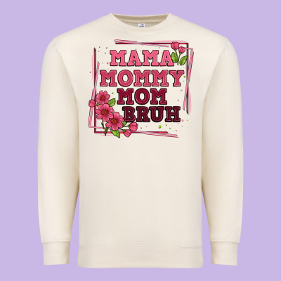 Mama Mommy Mom Bruh Premium Sweatshirt Designed By Artiststas