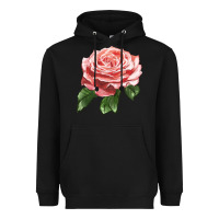 Black America Rose Heavyweight Hoodie - LillyAllenDesigns