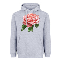 Heather Grey America Rose Heavyweight Hoodie - LillyAllenDesigns