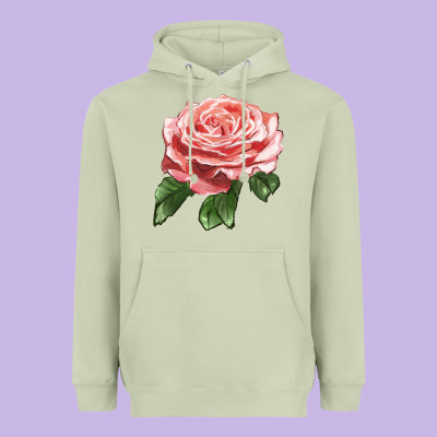 America Rose Heavyweight Hoodie Designed By Lillyallendesigns