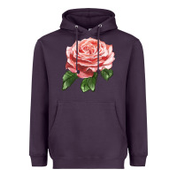 Plum America Rose Heavyweight Hoodie - LillyAllenDesigns