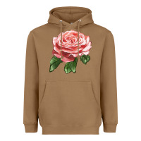 Toasted Coconut America Rose Heavyweight Hoodie - LillyAllenDesigns