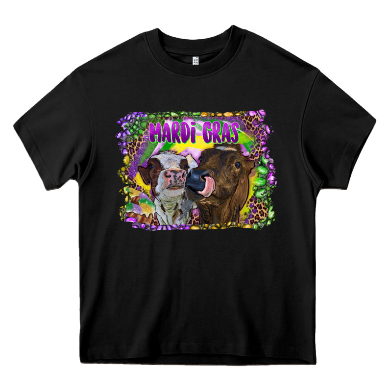 Mardi Gras Heifers Heavy Core Tee by RanaPortraitStore | Teevron