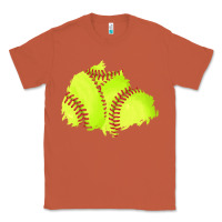 Copper softball patch Classic Tee - AdoDesignShop