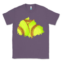 Lavender softball patch Classic Tee - AdoDesignShop
