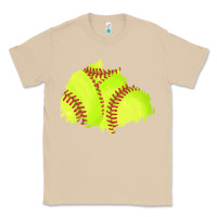 Mushroom softball patch Classic Tee - AdoDesignShop