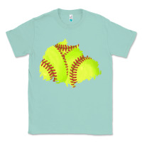 Seafoam softball patch Classic Tee - AdoDesignShop