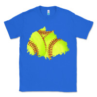 True Royal softball patch Classic Tee - AdoDesignShop