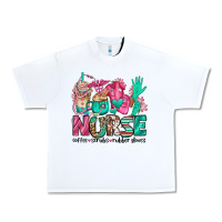White nurse coffee scrubs rubber gloves Urban Heavy Tee - Jasminsmagicworld