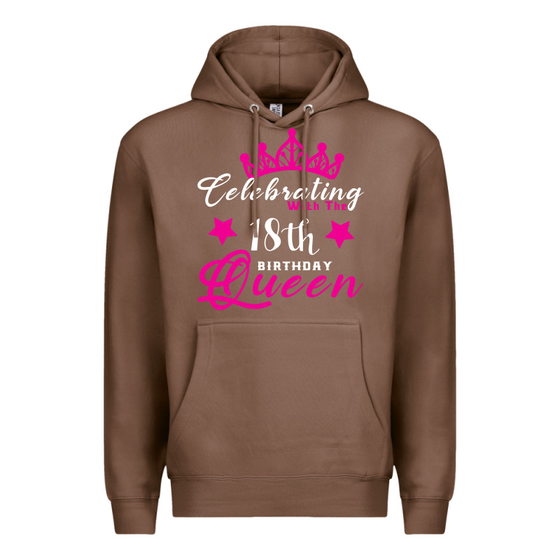 Celebrating With The 18th Birthday Queen Premium Hoodie by Bettercallsaul | Teevron