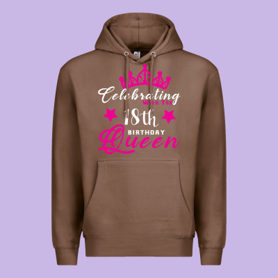 Celebrating With The 18th Birthday Queen Premium Hoodie Designed By Bettercallsaul