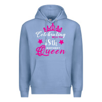 Colony Blue Celebrating With the 18th Birthday Queen Premium Hoodie - Bettercallsaul